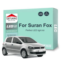 12Pcs Canbus LED ภายในหลอดไฟสำหรับ Volkswagen VW Suran Fox 2004-2010 2011 2012 2013 2014รถอ่านโดม Trunk โคมไฟ