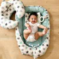 New Arrival Baby Nest Bed Portable Crib Travel Bed Baby Bumper Infant Toddler Cotton Cradle For Newborn Baby Bumper Bed Bassinet