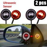 2pcs Car Blind Spot Radar Detection System Warning Light Microwave Sensor Change Lane Driving Assistance Reversing Radar Sensor Alarm Systems  Accesso