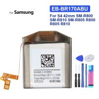 EB-BR800ABU EB-BR810ABU EB-BR170ABU สำหรับเกียร์ S4 R800 46มม.R810 42มม.SM-R800 SM-R810 SM-R805 R805 46มม.Bateria