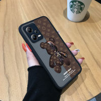 เคสโทรศัพท์มือถือสำหรับ Xiaomi Redmi Note 12 5G Xiaomi Poco X5 5G เคสโทรศัพท์รูปตัวการ์ตูนน่ารักหุ่นยนต์หมีนิ่มขอบแข็งมีน้ำค้างแข็งโปร่งใสเคสคลุมทั้งหมดกล้องกันกระแทกสำหรับเด็กผู้ชาย