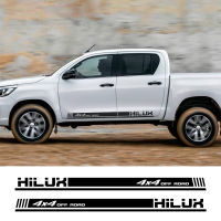 รถประตูด้านข้างลายสติกเกอร์สำหรับ Hilux Toyota รถบรรทุกรถ Body Racing 4X4 Off Road Decal Decor ฟิล์มไวนิล Decals Accessories888