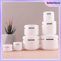 BETTERFORM 20ml~250ml พกพา ป้องกันการรั่ว ที่เก็บของสำหรับเดินทาง ขวดตัวอย่างเปล่า กล่องครีมโลชั่น ขวดขี้ผึ้งกลม กล่องใส่เครื่องสำอาง กระปุกใส่เครื่องสำอาง