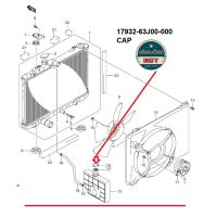 หม้อน้ำ Suzuki Swift 1.5 ซูซูกิ สวิฟ (17700-63J10-000 )