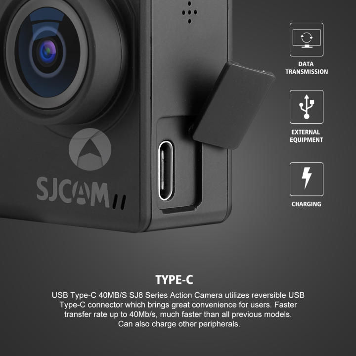 ผ่อน-0-sjcam-sj8-pro-ผ่อนนานสูงสุด-6-เดือน-4k60fps-sports-camera-waterproof-anti-shake-dual-touch-screen-wifi-action-camera-กล้องกันน้ำ-กล้องแอคชั่น-สีดำ-กันน้ำ-กันสั่น-แอคชั่นแคม-กล้อง-รับประกัน-1ปี