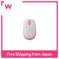 Elecom Mouse Wireless (receiver included) S size small 3 button BlueLED fluffy light small and lightweight 50g pink M-BL20DBPN