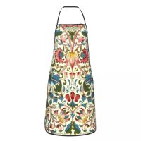 Unisex William Morris Bib Apron Adult Women Men Chef Tablier Cuisine for Kitchen Cooking Floral Textile Pattern Painting