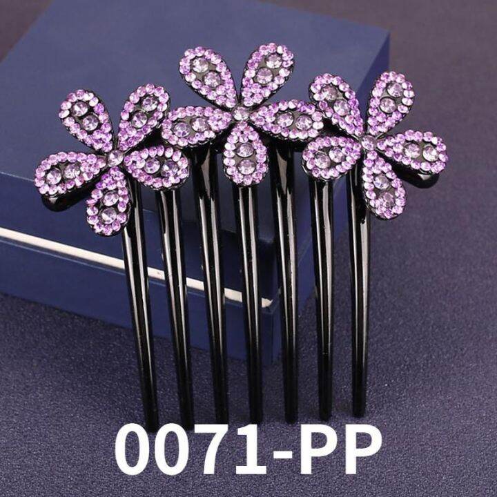 korean-new-fashion-temperament-diamond-inlaid-hair-comb-elegant-womens-headwear-exquisite-hair-accessories