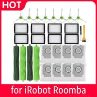 สำหรับ Irobot Roomba J7 J7plus E5 E6 E7 I7 I7 + I3 I4 I6 I6 + อะไหล่ I8เครื่องดูดฝุ่นแปรงตัวกรอง Hepa ด้านข้าง