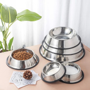 Bowl stainless steel anti-skid dog cat-cutepets