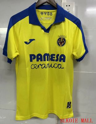 เสื้อเชิ้ตผู้ชายเสื้อเสื้อแข่งฟุตบอลคุณภาพแบบไทย23/24 Villarreal Com