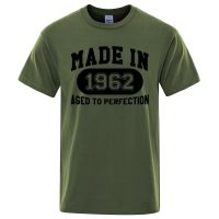 Cotton Streetwear T-shirt | Made 1962 Shirt | Shirt Mens 1962 | 1962 Men Fashion - 1962 - Aliexpress