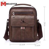 MOJOYCE ผู้ชายวินเทจของ Messenger กระเป๋ากันน้ำกระเป๋าสะพายสีทึบ C Rossbody กระเป๋ากระเป๋าซิปสำหรับการเดินทางเพื่อธุรกิจ