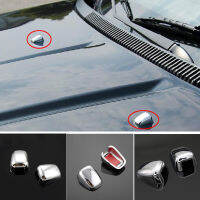 2 PCS ABS Chrome ด้านหน้ากระจกเครื่องซักผ้ากระจกหน้ารถ Water Spray Nozzle Wiper Water-Jet สำหรับ Jeep Grand Cherok