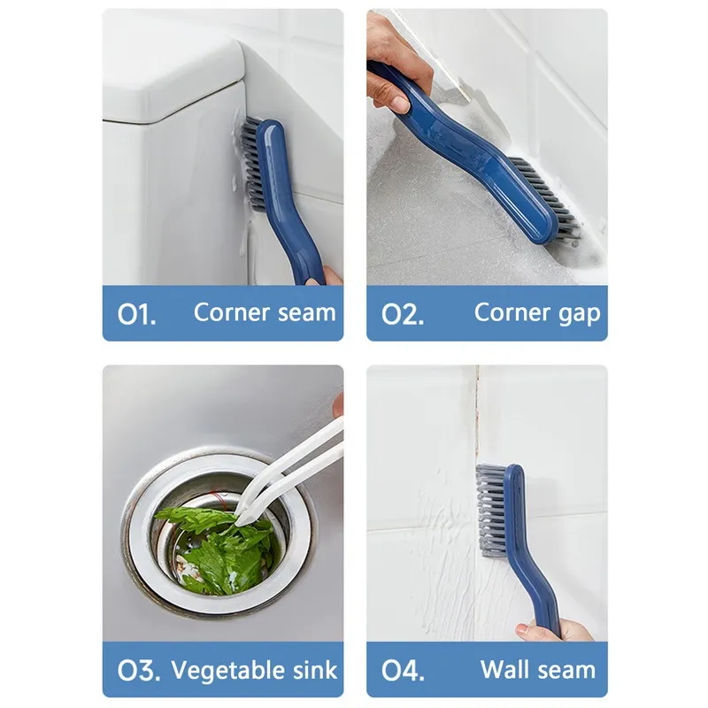 Bathroom Cleaning Brush Floor Crevice Treatment Window Crevice Cleaning  Brush Floor Washing Wall Sink Bathtub Tile Hard Bristle