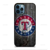 Texas Rangers Wooden Logo Phone Cases For iPhone 13 Pro Max 11Promax 8Plus 8 Xsmax Xr 12Pro X 11Pro Xs 11 12 Samsung S21 S21 Ultra Note20 S20 S10 Note8 Note9 Note10 Huawei Mate40