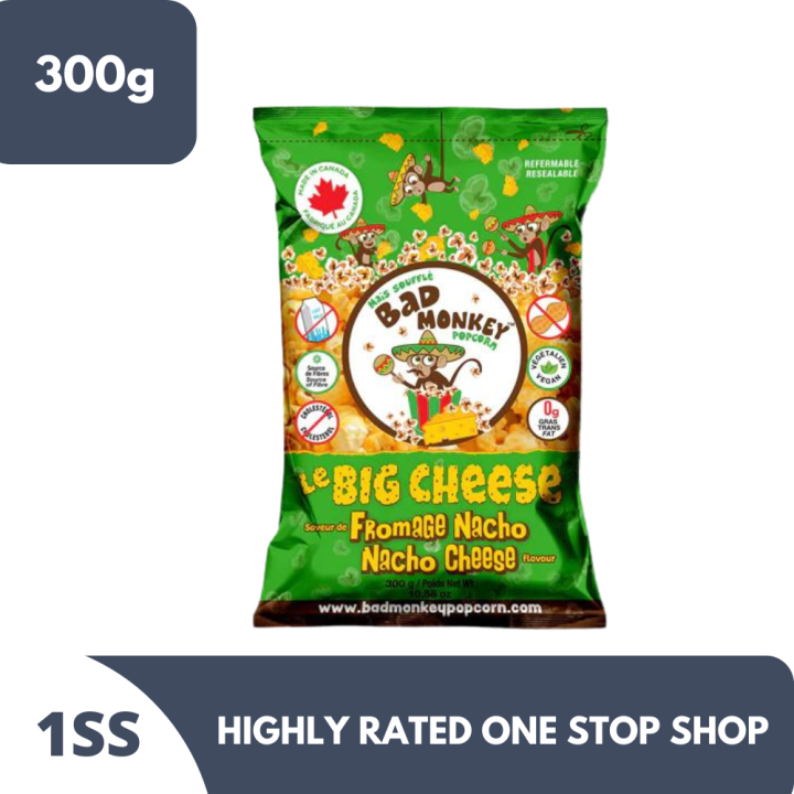 Bad Monkey Popcorn Cheese 300g Lazada PH