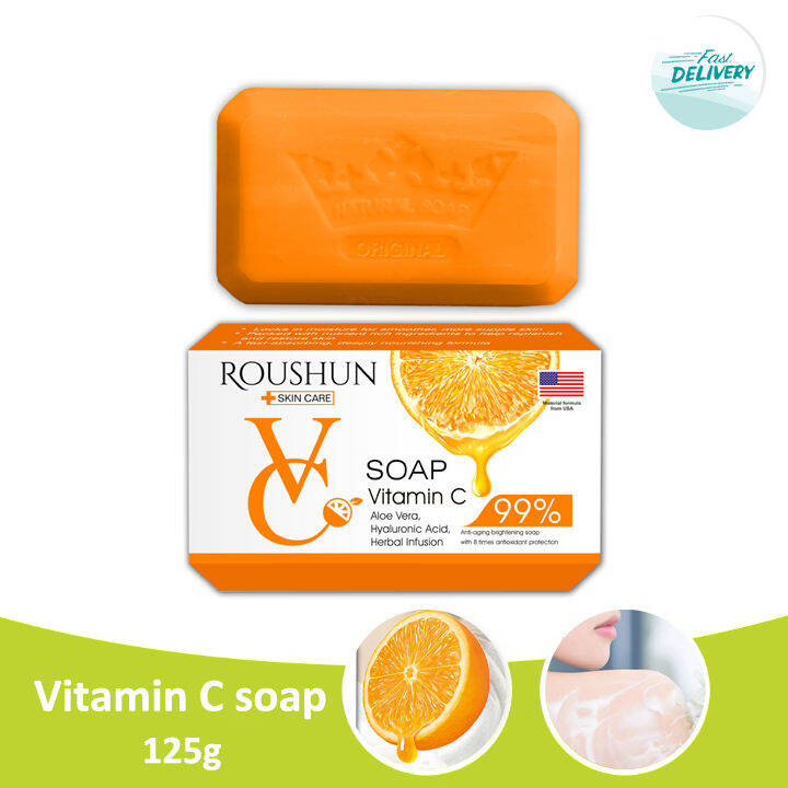 Vitamin C Soap Hydrating Moisturizing Brightening Skin Whitening Soap