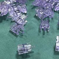 Linear Switches Axis about 13.5mm Purple Transparent Dust-proof Customized Mechanical Keyboard Switch Accessories For Cherry Basic Keyboards