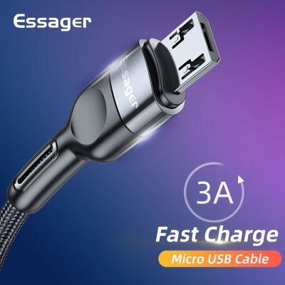 （A LOVABLE） Essager 3AUSBForS7RedmiMobileDataMicrousb Charger สายชาร์จ