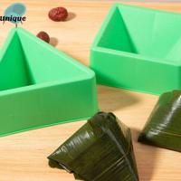 UNQCSA สามเหลี่ยมแอลอีดี แม่พิมพ์ zongzi สี่เหลี่ยมสี่เหลี่ยม พลาสติกทำจากพลาสติก เครื่องทำขนมจีบข้าว อาหารจีนแบบจีน ไม่ติดกระทะ แม่พิมพ์เกี๊ยวข้าวเหนียว สำหรับเทศกาลเรือมังกร