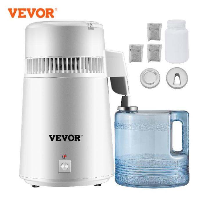 VEVOR 4L Water Distiller Purifier Filter Dispenser Heating Drinking