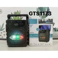 NEW!! ลำโพงบลูทูธมีไฟ LEDลำโพงบลูทูธ รุ่นGTS-1173 เบสหนัก พลังเสียงเต็มๆ!!! เสียงดี เบสหนัก