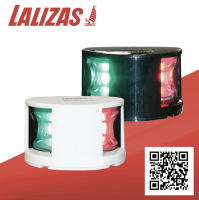 LALIZAS FOS LED 12 Bi-color light deck mount ไฟเรือสองสี ติดตั้งบนดาดฟ้าเรือ