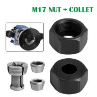 M17 6 / 6.35 / 8mm Collet Chuck Adapter พร้อมเครื่องแกะสลักน็อตเราเตอร์ไฟฟ้าอุปกรณ์ตัดมิลลิ่งเราเตอร์