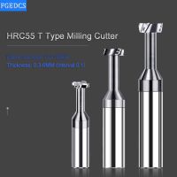 คาร์ไบด์ T Slot Milling Cutter ทังสเตนเหล็กอัลลอยด์ CNC Tools Metal Machining 8mm 10mm 12mm 14mm 16mm Groove T Type End Mills