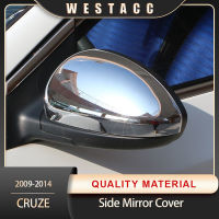 2Pcs ABS Chrome Car Rearview Side Mirror Cover Protector Sticker for Chevrolet Chevy Cruze 2009 - 2014 Styling Accessories