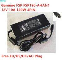 (ใหม่-ต้นฉบับ)♚FSP120-AHAN1 FSP ของแท้12V 10A 120W สวิตชิ่งไฟฟ้ากระแสสลับ FSP120-AHAN2 4PIN อะแดปเตอร์สำหรับแล็ปท็อปเพาเวอร์เครื่องชาร์จอุปกรณ์ของแท้