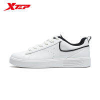 Xtep Mens Shoes Students Leisure Sports Street Skate White Shoes Stylish Sport Shoes Sneaker Street Lovers 0118