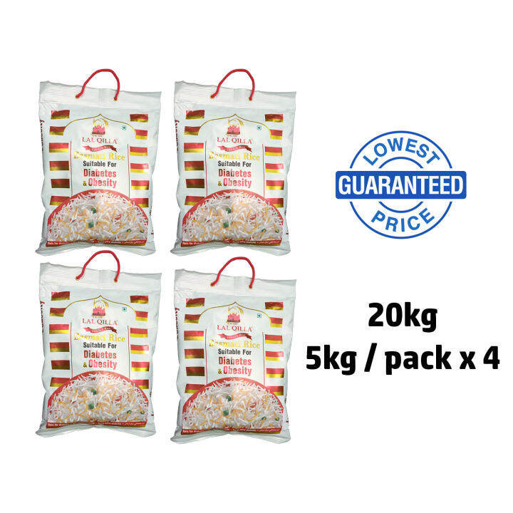 20KG Lal Qilla Basmati Rice (low Glycemic Index) Lazada PH