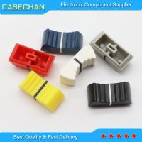 12pcs For Yamaha behringer Soundcraft Mixer Fader Cap / Potentiometer Knob Push Cap / Straight Slide Cap 4MM