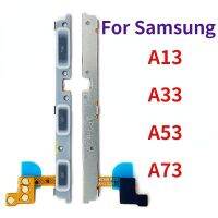 สำหรับ Samsung Galaxy A13 A33 A53 A73 4กรัม5กรัมปุ่มเปิดปิดสายเคเบิ้ลหลักปุ่มปรับระดับเสียงด้านข้าง