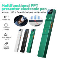 นำเสนอ Clicker PowerPoint PPT Clicker พร้อมจอแสดงผล LED ดิจิตอล RF 2.4GHz Wireless Presenter Remote Clicker