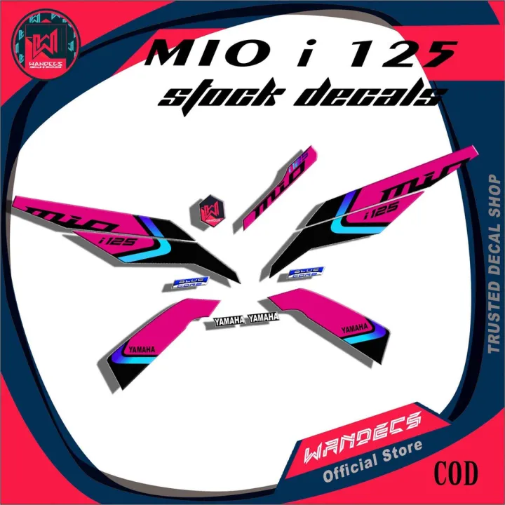 Mio i 125 Stock Decal Latest Model Design | Lazada PH