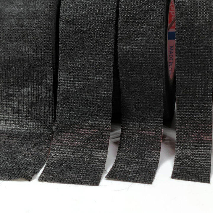 1pc-heat-resistant-adhesive-cloth-fabric-tape-for-car-auto-cable-harness-wiring-loom-protection-width-915192532mm-length-15m