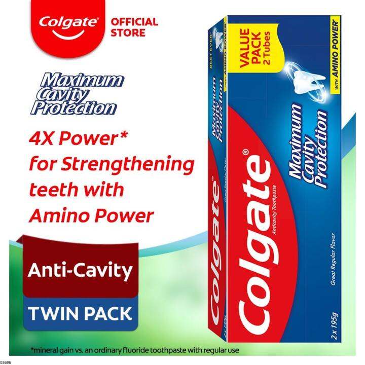 toothpaste dispenser Colgate Maximum Cavity Protection Great Regular