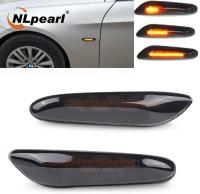 Nlpearl 2ชิ้นสำหรับ BMW Led Dynamic เครื่องหมายด้านข้างเลี้ยวสัญญาณไฟไฟกะพริบต่อเนื่องสำหรับ E91 E90 E92 E93 E60 E87 E46 E82