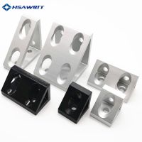 1pc Silver 2020 3030 4040 2040 3060 4080 4590 4545 Aluminum Profile Right Angle Triangle Block Triangle Connector Hand Tool Parts Accessories