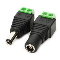 【Hot-Selling】 Unique Shop Jashore 20คู่ DC Power Connector 5.5*2.1มม. ขั้วต่อชายและหญิง Led Adapter กล้องวงจรปิดแปลง LED Strip Connection