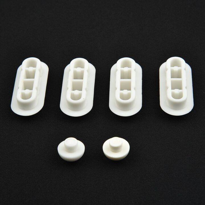 Rubber Oval Toilet Lid Accessories Sat Buffers Seat BufferWhite Stop