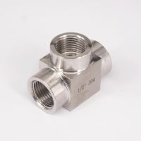 Equal 1/2 quot; BSP Female Threaded Tee 3 Way 304 Stainless Steel Pipe Fitting Connector Adapter Max Pressure 2.5 Mpa