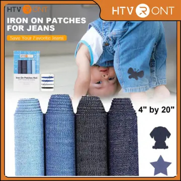  HTVRONT Iron on Patches for Clothes, 20PCS Denim