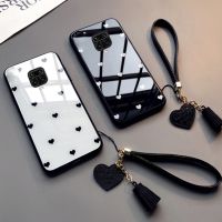 Small Love Heart Hard Glass Cover For xiaomi Redmi Note 9S Note 11 8 7 10 Pro Redmi 9A 8A POCO X3 Pro F3 schockproof phone Case