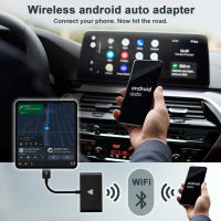 สำหรับศัพท์ Android Wireless Auto Car Adapter,Wireless CarPlay Adapter,Plug Play 5GHz WiFi Online Upgrade,Wireless Carplay Dongle