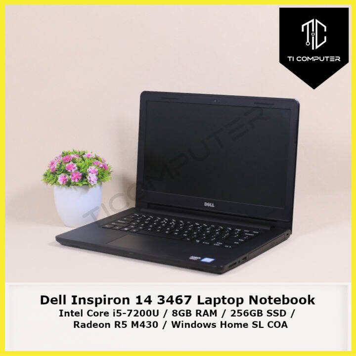 Dell Inspiron 14 3467 Intel Core i5-7200U 2.5GHz 8GB RAM 256GB SSD