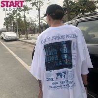 START  T-shirt  ins super popular hip-hop street short sleeve womens T-shirt summer new Korean style trendy loose fashion brand High St